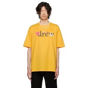 NWOT Drew House Floral Drew T-Shirt, Yellow Large